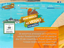 Tablet Screenshot of cascatacarolina.com.br